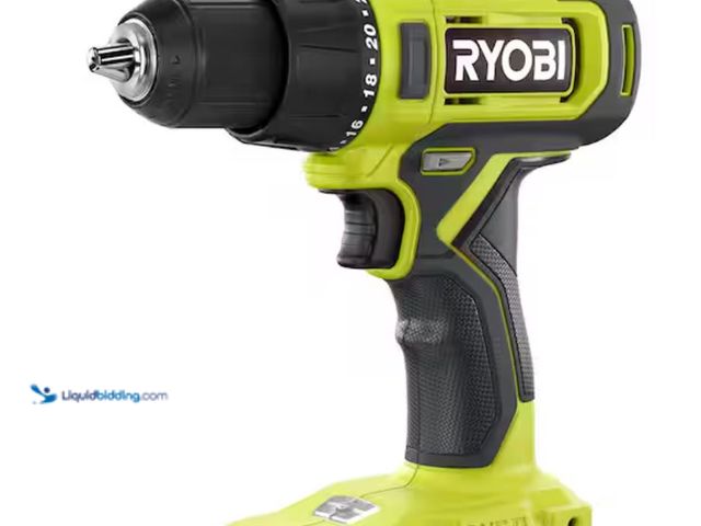 Lot 49-3614361 - RYOBI ONE+ 18V Cordless 3/8 in. Drill/Driver (Tool Only), Model # PCL201K1, Slightly used, No batter...