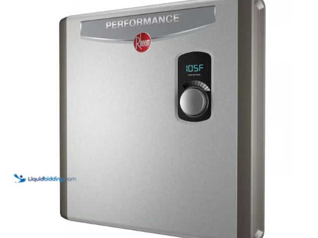 Lot 49-1601247 - Rheem Performance 24 kW 4.68 GPM 240V Self-Modulating Electric Tankless Water Heater Model # RETEX-2...