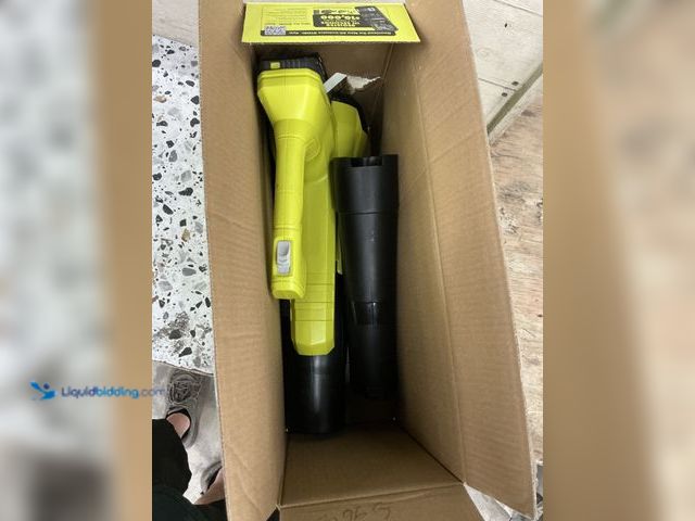 Lot 49-3564669 - Ryobi ONE+ 18V 90 MPH 250 CFM Cordless Battery Leaf Blower/Sweeper, Unused, tested works, tool only.