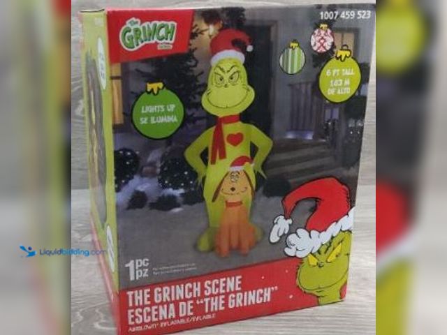 LiquidBidding - Lot 49-1553579 - NEW GEMMY 6FT DR SEUSS GRINCH UGLY ...