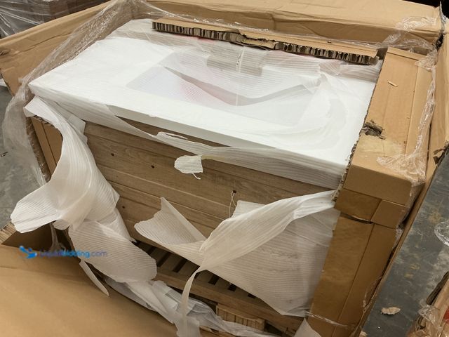 Lot 49-5453602 - PARTS AND REPAIR. Home Decorators Collection Autumn 36 in. Single Sink Weathered Tan Bath Vanity wit...