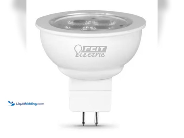 Lot 49-2006436 - Lot of (5) Feit Electric 25-Watt Equivalent MR11 GU4 Bi-Pin CEC 12-Volt Landscape Garden LED Light B...
