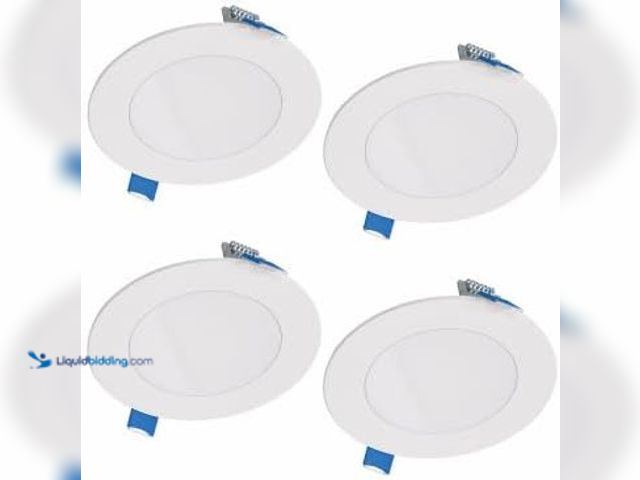 Lot 49-5484540 - Halo HLBSL4069FS35-4PK LED Direct Mount Canless Retrofit Light Kit, 4 In., 4-Pk. - Quantity 2. Item ...