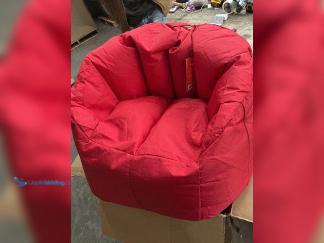 Lot 49-3531096 - Big Joe Red Bean Bag Chair Used