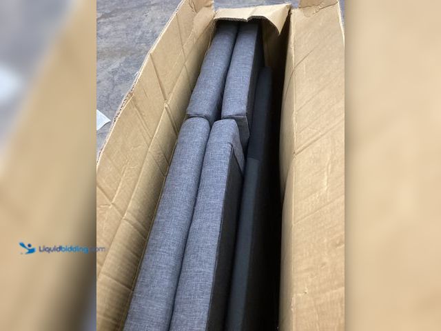 Lot 49-5450650 - Memory Foam Futon SF-BC589-LGY Item is used.