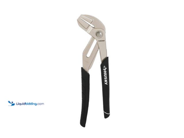 Lot 49-5435372 - Husky
10 in. Groove Pliers with Quick Adjusting Joint and Straight Jaw (2pack) Unused