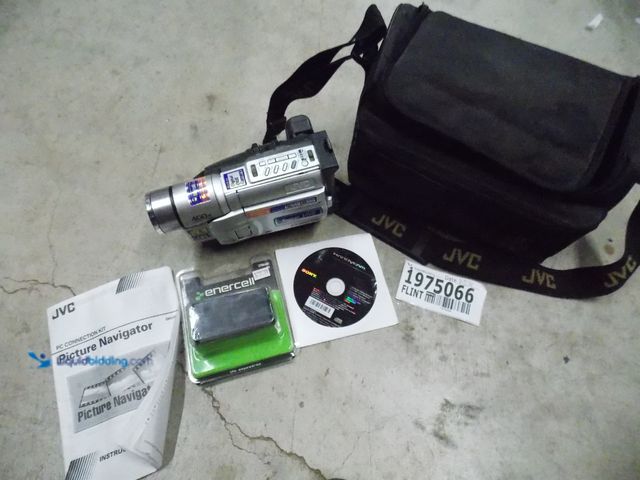 Lot 49-1975066 - 1 JVC GR-SXM930U Vintage VHS Camcorder JVC Compact VHS Vintage Camcorder Used In Fair Condition Does...