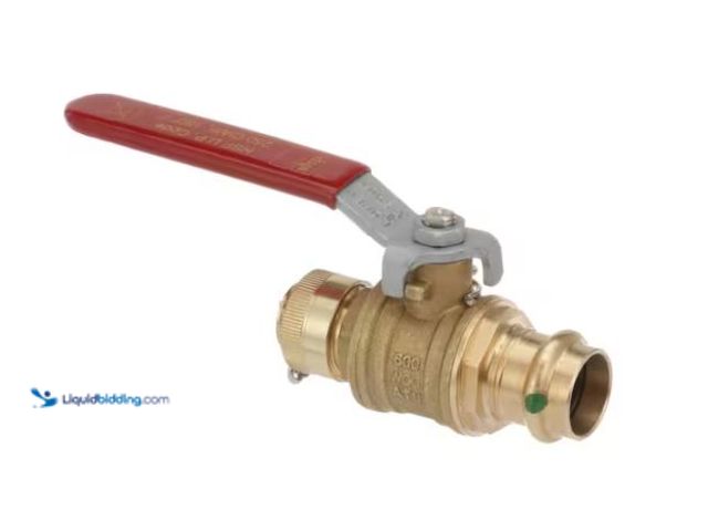 Lot 49-1624666 - Viega ProPress 3/4 in. Press x Hose Zero-Lead Bronze and Brass Ball Valve Model # 24095, Unused  Ref...