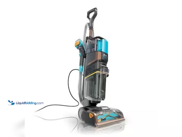 Lot 49-1557393 - Shark Carpetxpert Hairpro Pet with StainStriker, Corded Deep Rug and Upholstery Upright Carpet Clean...