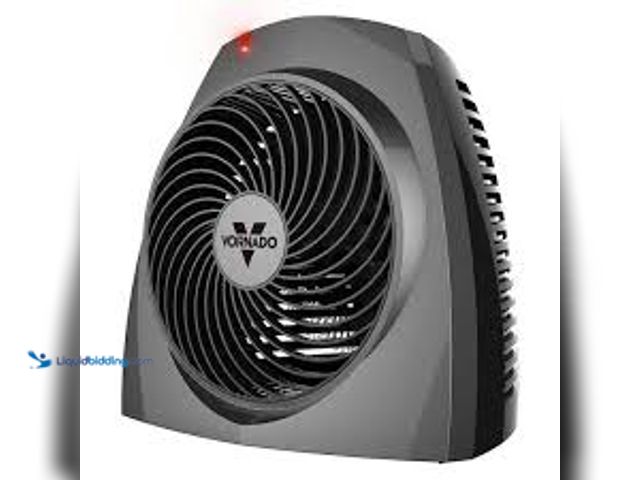 Lot 49-5483965 - Vornado VH200 1500-Watt Electric Portable Space Heater, Whole Room Vortex Heat Circulation, Charcoal...