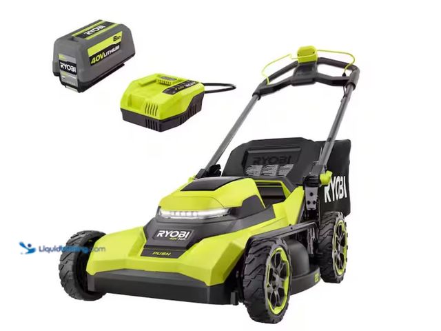 Lot 49-1575475 - RYOBI 40V HP Brushless 21 in. Cordless Battery Walk Behind Push Lawn Mower, Model # RY40HPLM05K, Use...