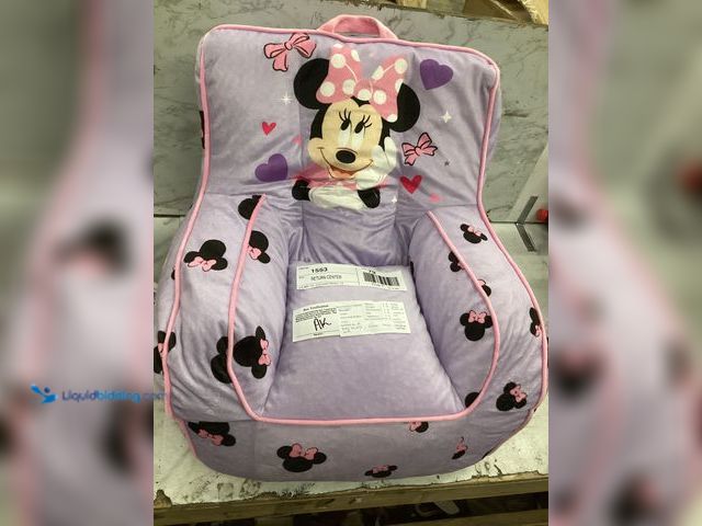 Lot 49-5545741 - Disney Minnie Mouse Infant Plush Chair, Unused, dusty with small hole