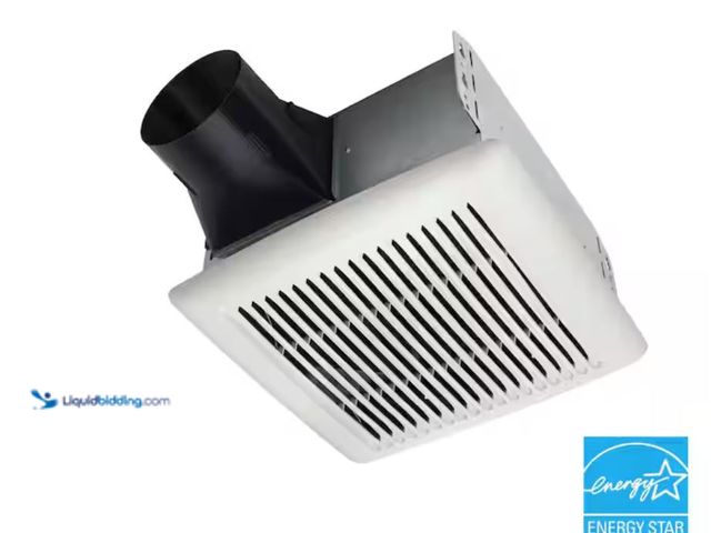 Lot 49-2026391 - Broan-NuTone Flex Series 80-110 Selectable CFM, Room Side Installation, Bathroom Ceiling Exhaust Fan...