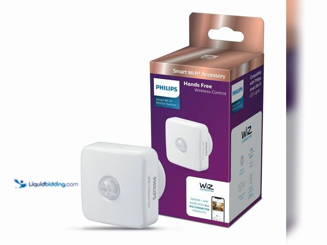 Lot 49-5449264 - Philips
Smart Motion Sensor for Philips Smart Wi-Fi WiZ Wireless Connected Light Bulbs (2pack) Unus...
