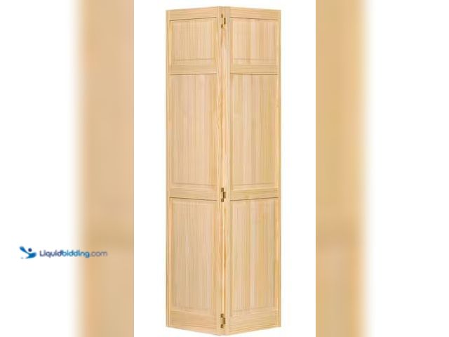 Lot 49-3637892 - Kimberly Bay 30x80 Traditional 6-Panel Solid Core Wood Interior Closet Bi-Fold Door, Model # DPBT6PC...