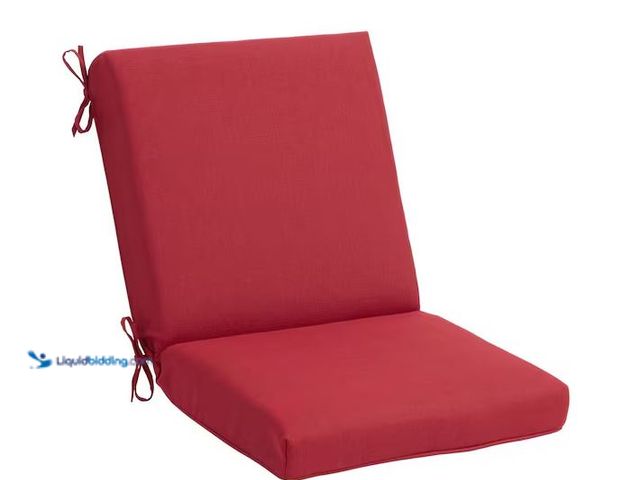 Lot 49-5557996 - Hampton Bay
20 in. W x 17 in. D CushionGuard Mid Back Dining Chair Outdoor Universal Cushion in Chi...
