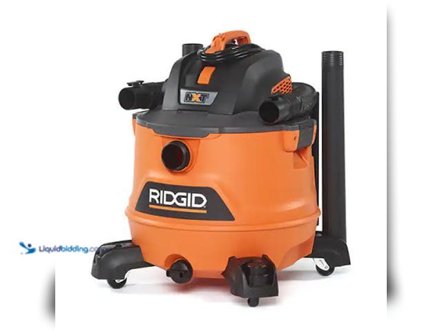Lot 49-3564761 - Ridgid 14 Gal. 6.0 Peak HP NXT Shop Vacuum HD1400 Wet Dry Vac, Model # HD1400, Used, powers on.