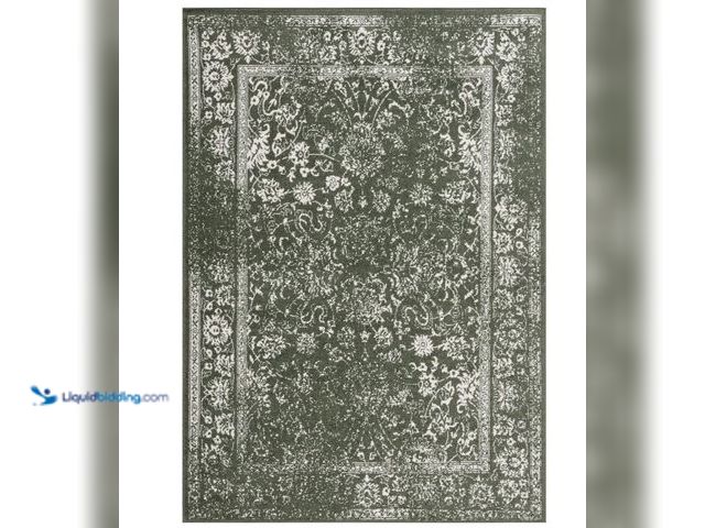 Lot 49-1519288 - SAFAVIEH Adirondack Collection Area Rug - 3' x 5', Dark Green & Ivory, Oriental Distressed Design, N...