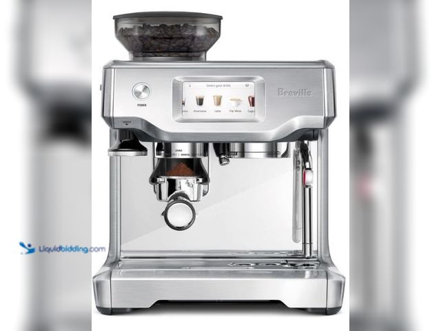 Lot 49-5436513 - Breville Barista Touch Espresso Machine BES880BSS, Brushed Stainless Steel. Model #B078WMLXXG. Sligh...