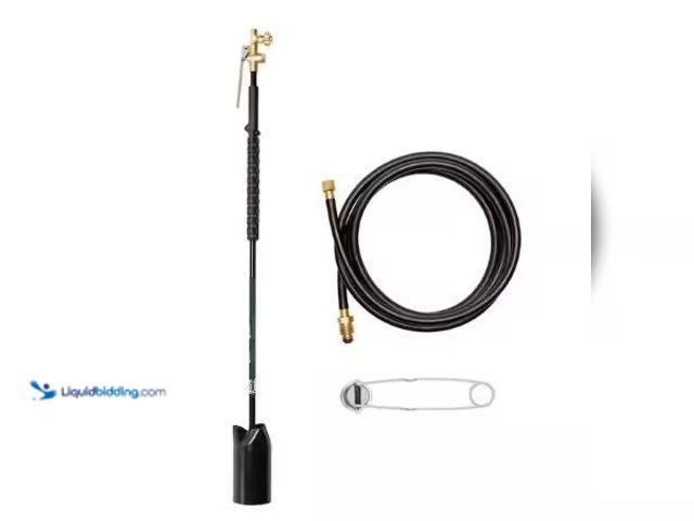 Lot 49-1625527 - Bernzomatic Firestarter Blaze Torch Compatible with 20 lb. Propane Tank with Adjustable Wide Brush F...