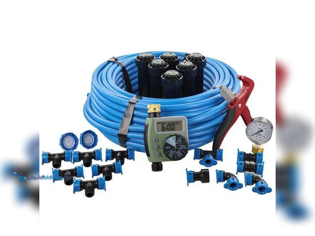 Lot 49-5416326 - Orbit In-Ground 1/2-Inch Sprinkler System with Hose Faucet Timer. [Model # 50020] Unused