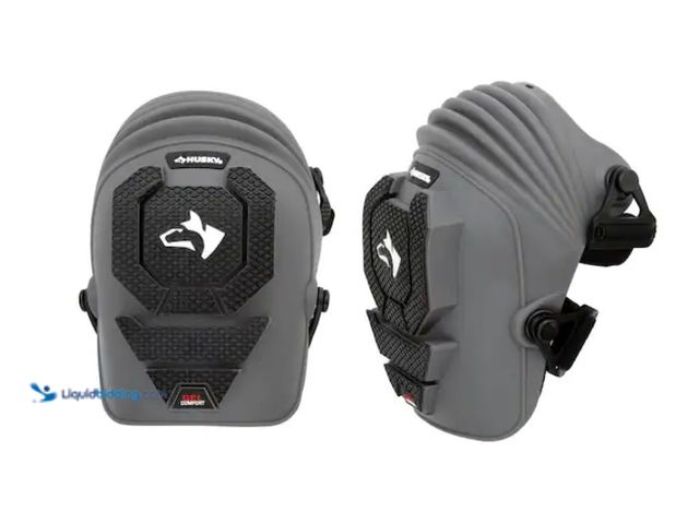 Lot 49-3433364 - (2-Pack) Husky Soft Cap Gel/Foam Flex Knee Pads, Model # 1H-327-2, Slightly used.  Ref#SB0120