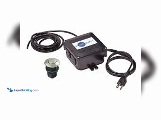 Lot 49-5476850 - InSinkErator Garbage Disposal Air Switch Kit, Dual Outlet Sink Top Switch Button for All INSINKERATO...