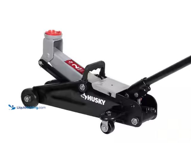 Lot 49-1631355 - Husky 2 Ton Trolley Jack, Model # HPL4136N-TD-CM, Slightly used, Has attachments, Scuffs/Scratches. ...