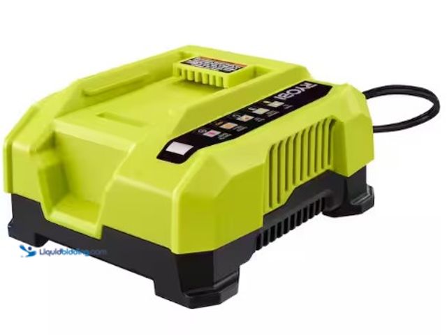 Lot 49-3631241 - RYOBI 40V Lithium-Ion Rapid Charger, Model # OP406A, Slightly used. (NOTE: No box.)  Ref#BIN0730