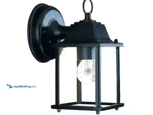 Lot 49-1548788 - Acclaim Lighting Builder's Choice Collection 1-Light Matte Black Outdoor Wall Lantern Sconce Model #...