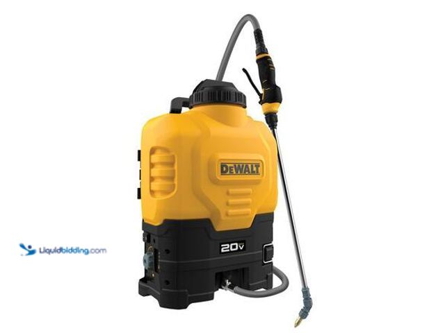 Lot 49-5546862 - DEWALT Lithium-ion Battery Powered Backpack Sprayer (Tool Only) Model # DSXP190681B used. Unable to ...