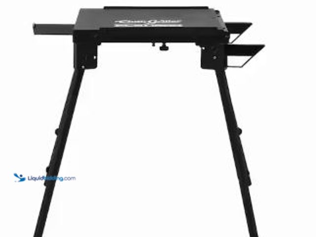 Lot 49-5436785 - Char-Griller Universal Table Top Stand Grill Cart/Stand. Model # 8760. New/factory sealed.