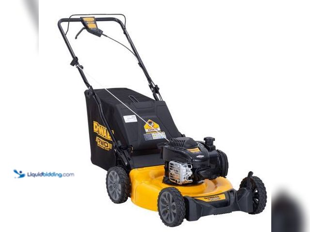 Lot 49-5553398 - DEWALT 21 in. 150cc Briggs and Stratton 625ex Engine Rear Wheel Drive 2-in-1 Gas Self Propelled Walk...