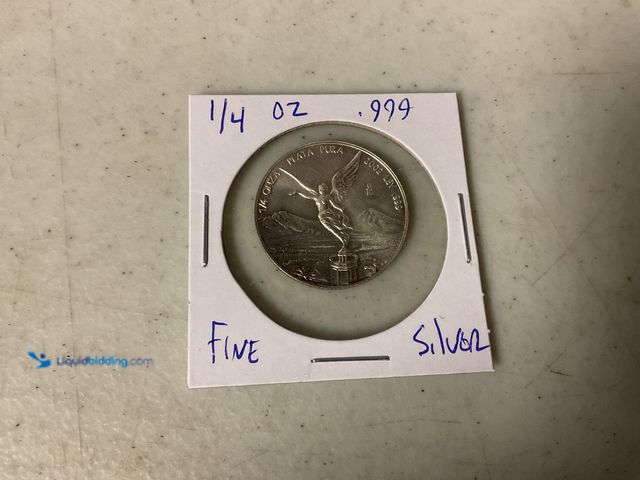 Lot 49-1830729 - 1/4 OZ .999 FINE SILVER COIN #COINS0219