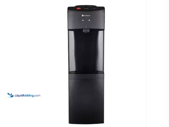 Lot 49-1577318 - Glacier Bay Matte Black Top Load Water Dispenser, Model # BY570, Unused, Powers on.   Ref#ASRHD0130