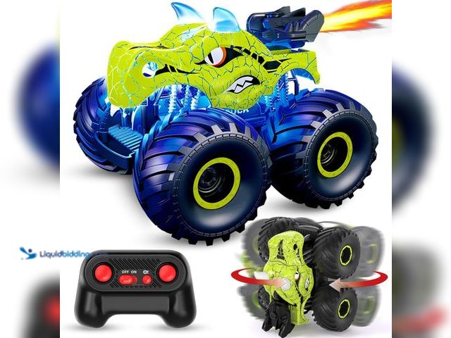 Lot 49-5416026 - Remote Control Car, 2.4GHz Monster Trucks for Boys Girls with Light, Sound & Spray, Stunt Car. Unuse...