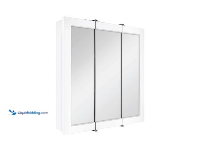 Lot 49-5433559 - Glacier Bay
24-3/16 in. W x 24 in. H Framed Surface-Mount Tri-View Bathroom Medicine Cabinet with M...