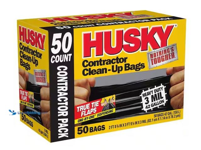 Lot 49-5573380 - Husky
42 Gal. Contractor Bags (50-Count), Unused