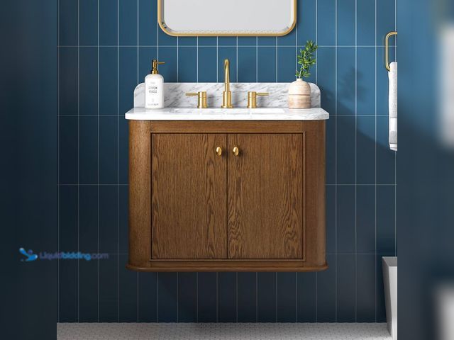 Lot 49-5508625 - Home Decorators Collection
Collette 30 in. Single Sink Cinnamon Oak Bath Vanity with White Carrara ...