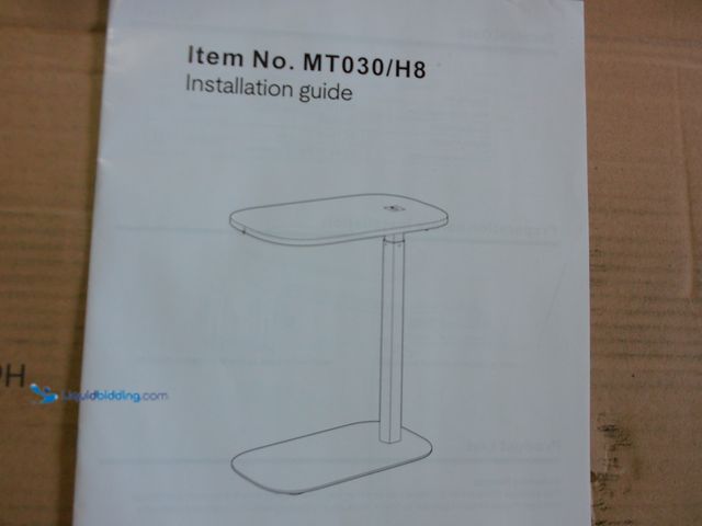 Lot 49-1555616 - FLEXISPOT Adjustable C Table with Wheels, Mobile Snack Side End Table Sofa Couch Bedside Table Lapto...