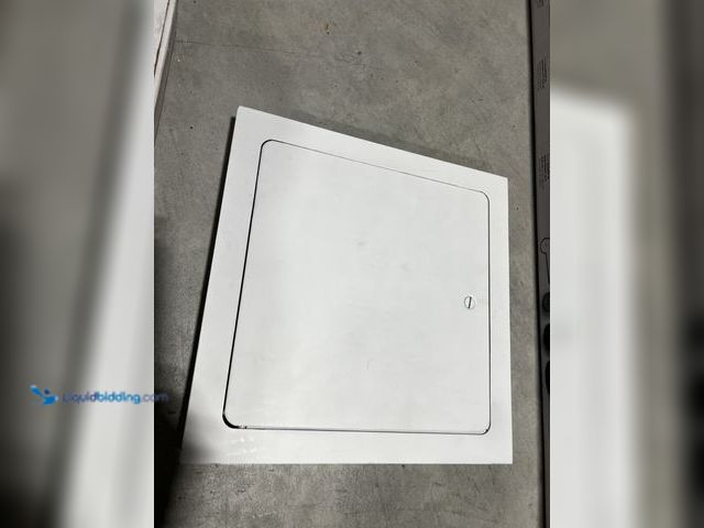 Lot 49-1830870 - Metal access door with frame 10x10  prime coat white Model DW10X10PC-SDL