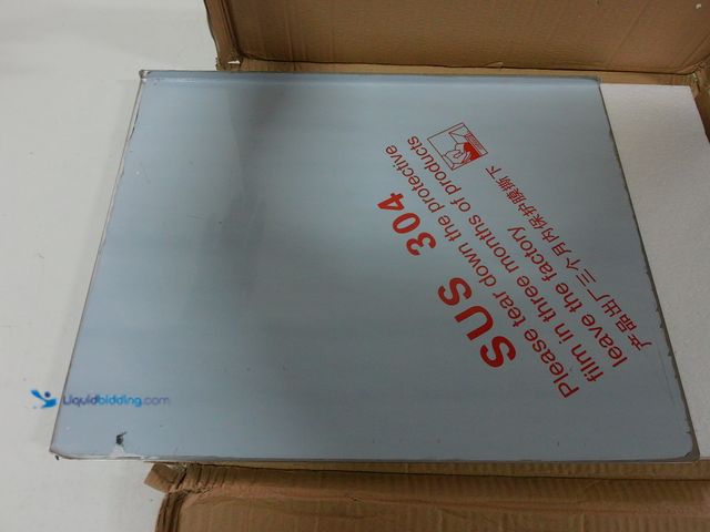 Lot 49-1578024 - 19 5/8" x 15 5/8" Stainless Steel Shelf, Unused, Minor dents on corners from shipping damage.   Ref#...