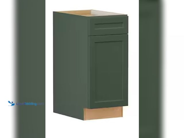 Lot 49-3639267 - Hampton Bay Designer Series Melvern 15 in. W x 24 in. D x 34.5 in. H Assembled Shaker Base Kitchen C...
