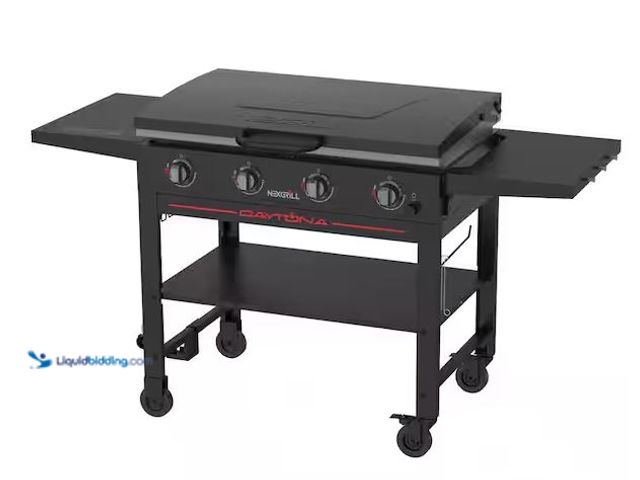 Lot 49-5490280 - Nexgrill
Daytona 4-Burner Propane Gas Griddle with Lid in Black Internet # 331042252
Model # 720-1...