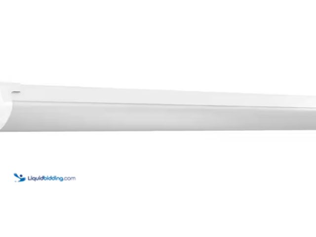 Lot 49-1515638 - Feit Electric 4 ft. 64- Watt Equivalent Integrated LED White Motion Utility Shop Light with Remote, ...