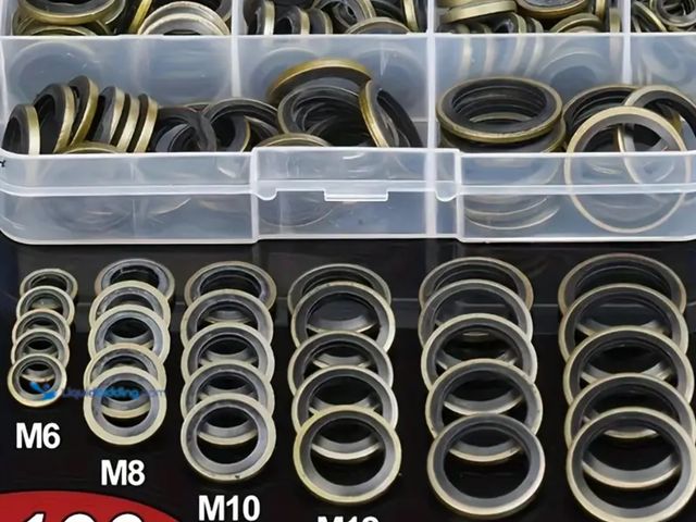 Lot 49-1814159 - Oil Drain Gaskets Designed for Car Oil Pans, Including Gaskets for Oil Drain Bolts And Rubber Oil Dr...