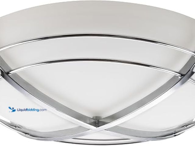 Lot 49-1631242 - Good Housekeeping Kingsley (81030) 90 CFM 2.5 Sones Decorative Bathroom Ventilation Exhaust Fan with...