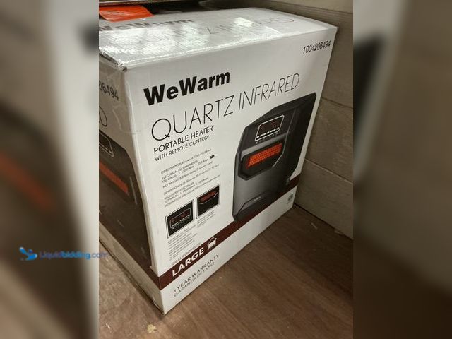 Lot 49-5487355 - WeWarm
Electric 6 Element Infrared Space Heater Black Plastic (attachments included) (powers on) Un...