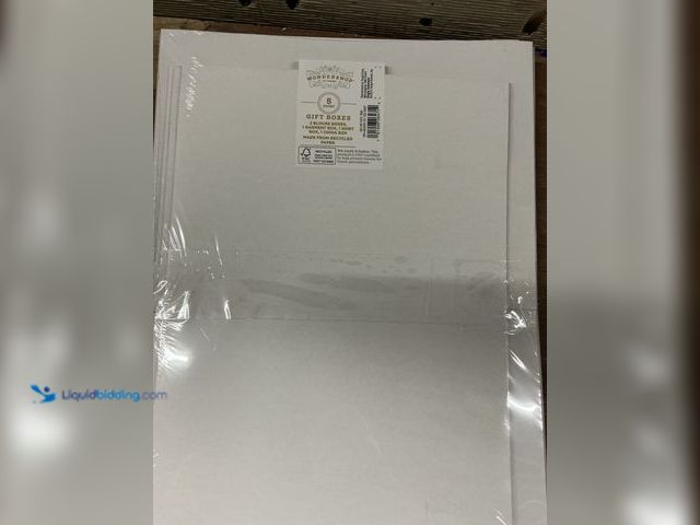 Lot 49-3529160 - 5ct Assorted Christmas Gift Box White - Wondershop™: Variety Pack for Presents New (2packs)