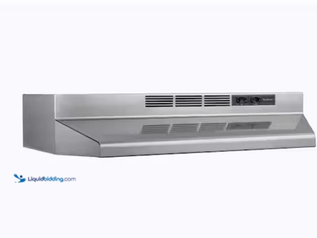 Lot 49-2020748 - Broan-NuTone RL6200 Series 24-Inch Ductless Under-Cabinet Range Hood in Stainless Steel Finish, Mode...